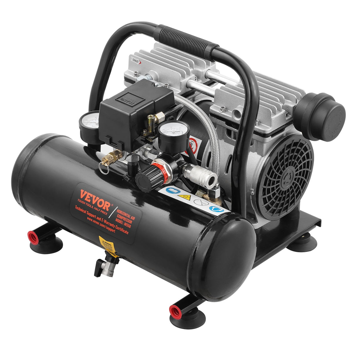 VEVOR Air Compressor – Compact, Portable, Oil-Free, 3.8 L, 7 Bar