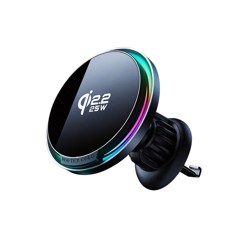 F100/S6 Magnetic Car Phone Holder with 15W Wireless Fast Charging and Cooling