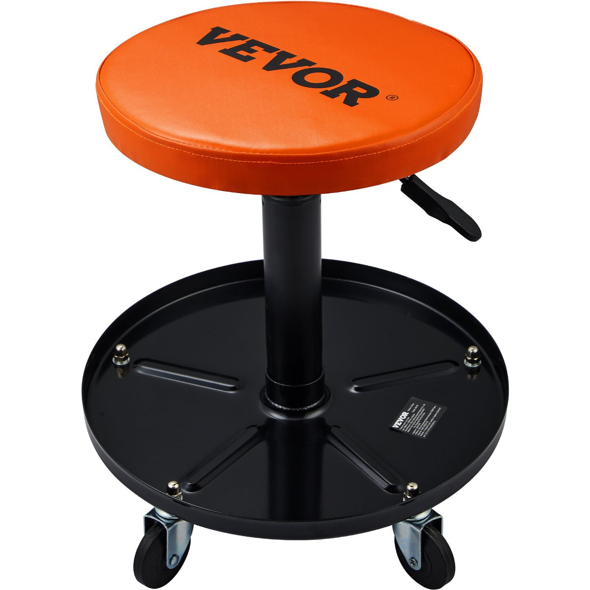 VEVOR Rolling Pneumatic Mechanic's Chair with Adjustable Height and Tool Tray