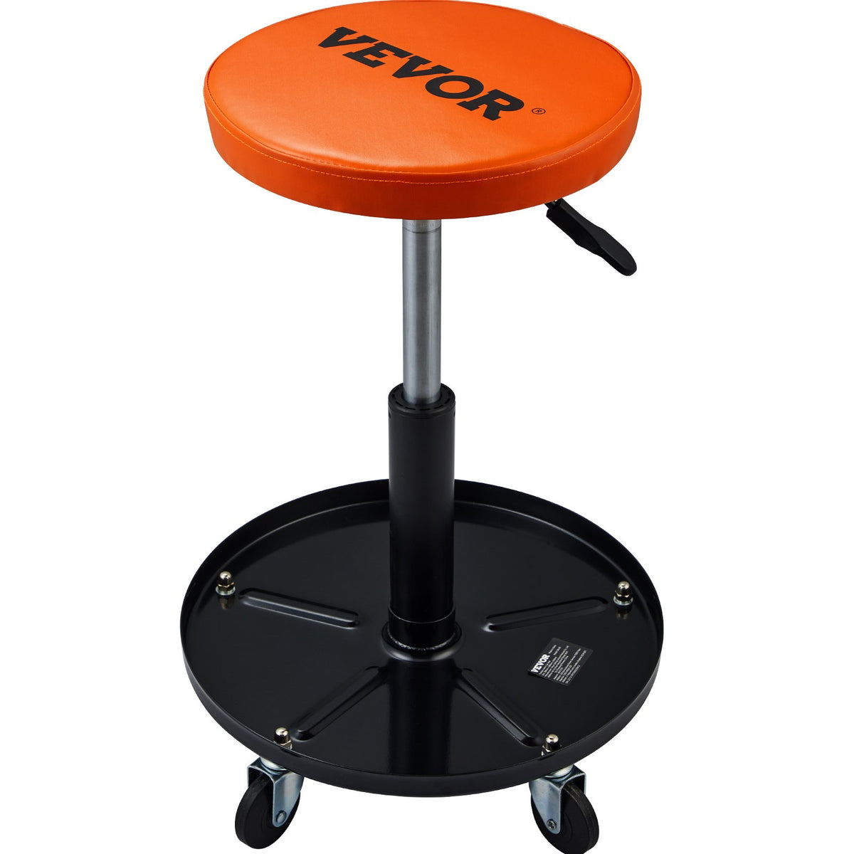 VEVOR Rolling Pneumatic Mechanic's Chair with Adjustable Height and Tool Tray