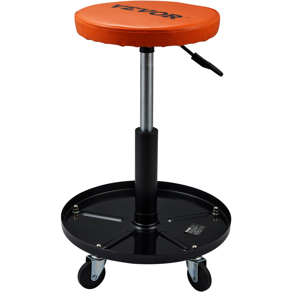 VEVOR Rolling Pneumatic Mechanic's Chair with Adjustable Height and Tool Tray