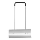 VEVOR 76,2 cm lieljaudas metāla sniega lāpsta/stūmējs ar riteņiem un platu asmeni, U formas alumīnija sakausējuma rokturis