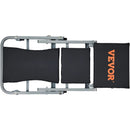 VEVOR Z-veida 2 vienā saliekama auto remonta guļamplatforma un sēdeklis, zema profila mehāniķa platforma ar 6 riteņiem, 136 kg, melna