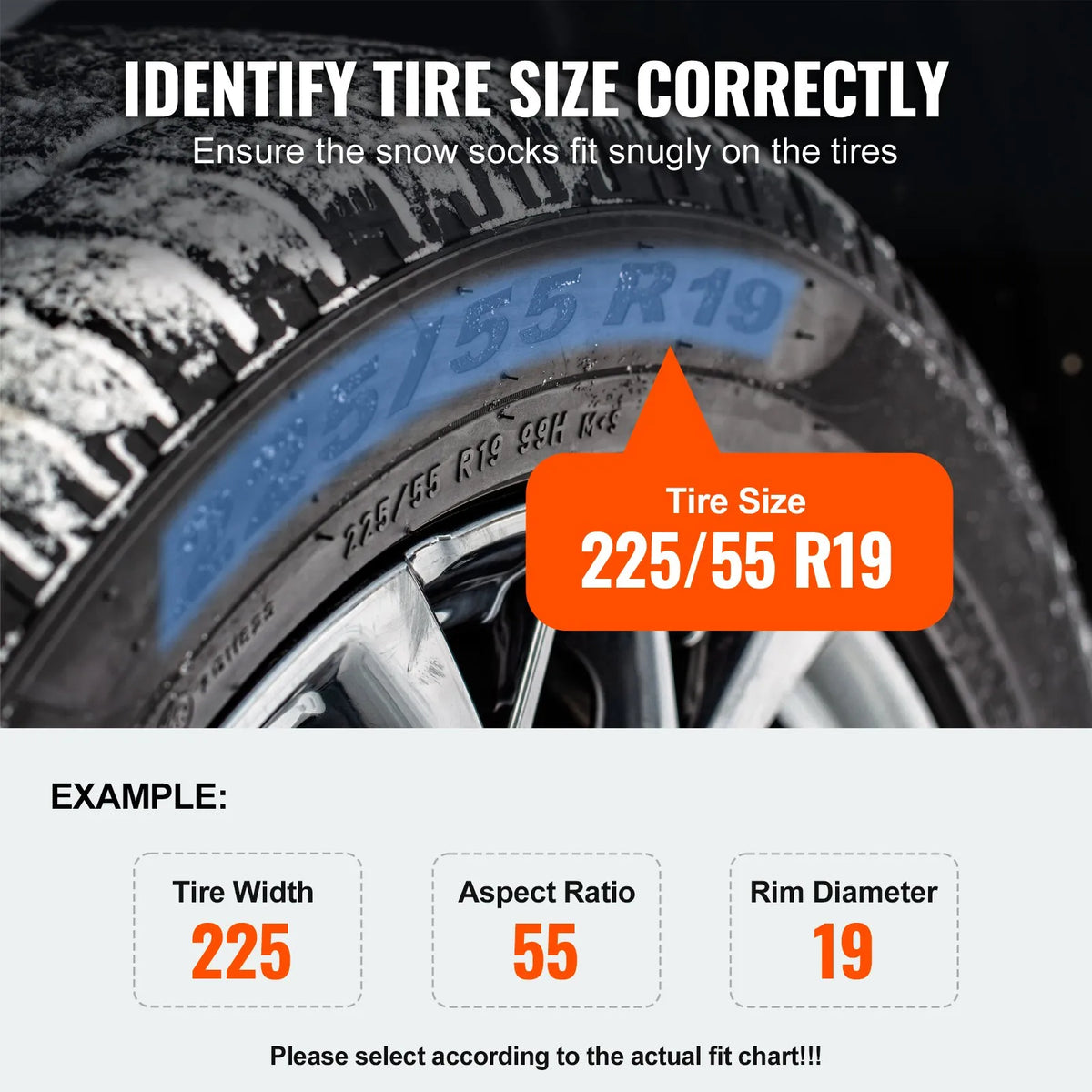 Snow chains, manganese steel, 2 pcs, traction, silver