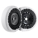 Sniega zeķes vidēja izmēra, 2 gab., sabiezinātas, vilces pārklāji riepām, sudraba