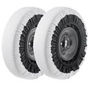 Sniega zeķes vidēja izmēra, 2 gab., sabiezinātas, vilces pārklāji riepām, sudraba