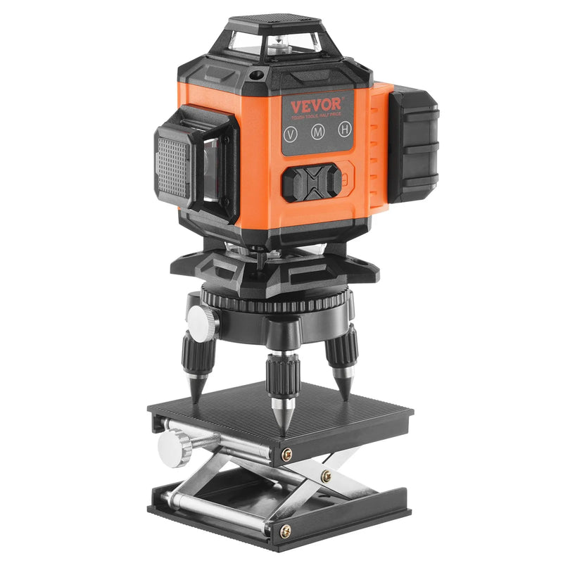 VEVOR Lāzera līmeņrādis 30 m, zaļās līnijas, pašizlīdzinošs, augstas precizitātes mērīšanai