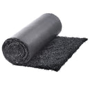VEVOR gumijas mulča ainavu labiekārtošanai, pārstrādātas gumijas mulčas paklājs 2440 x 560 mm, pastāvīgs gumijas celiņš, dabīga izskata melna mulčas dārza apmale augiem, dārzeņiem un ziedu dārza barjerai - ZEMLETES.LV
