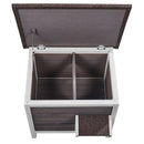 VEVOR laikizturīga āra kaķu māja, izolēta koka savvaļas kaķu un trušu māja ar pilnu putuplasta izolāciju, atveramu jumtu un PVC durvju aizkariem, 61 × 51 × 53 cm