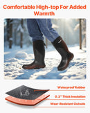 45_VEVOR vīriešu gumijas zābaki — ūdensizturīgi neslīdoši medību un dārza dubļu zābaki, siltināti viegli un izturīgi aizsargapavi rūpniecībai un lauksaimniecībai, ES izmērs 45