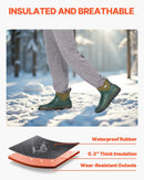 39_VEVOR sieviešu laivu zābaki — ūdensizturīgi makšķerēšanas un lietus zābaki, neslīdoši potīšu gumijas zābaki ar neoprēnu, siltināti dārza un dubļu zābaki, viegli un izturīgi rūpniecībai un lauksaimniecībai, ES izmērs 39