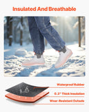 46_VEVOR vīriešu laivu zābaki — ūdensizturīgi makšķerēšanas un lietus zābaki, neslīdoši potīšu augstuma gumijas āra darba apavi, siltināti dārza un dubļu zābaki, viegli un izturīgi rūpniecībai un lauksaimniecībai, ES izmērs 46