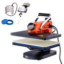 VEVOR 5-in-1 Siltuma prese 30x38 cm sublimācijas pārsūtīšanai, T-kreklu, šķīvju, krūžu un kausu apdrukai