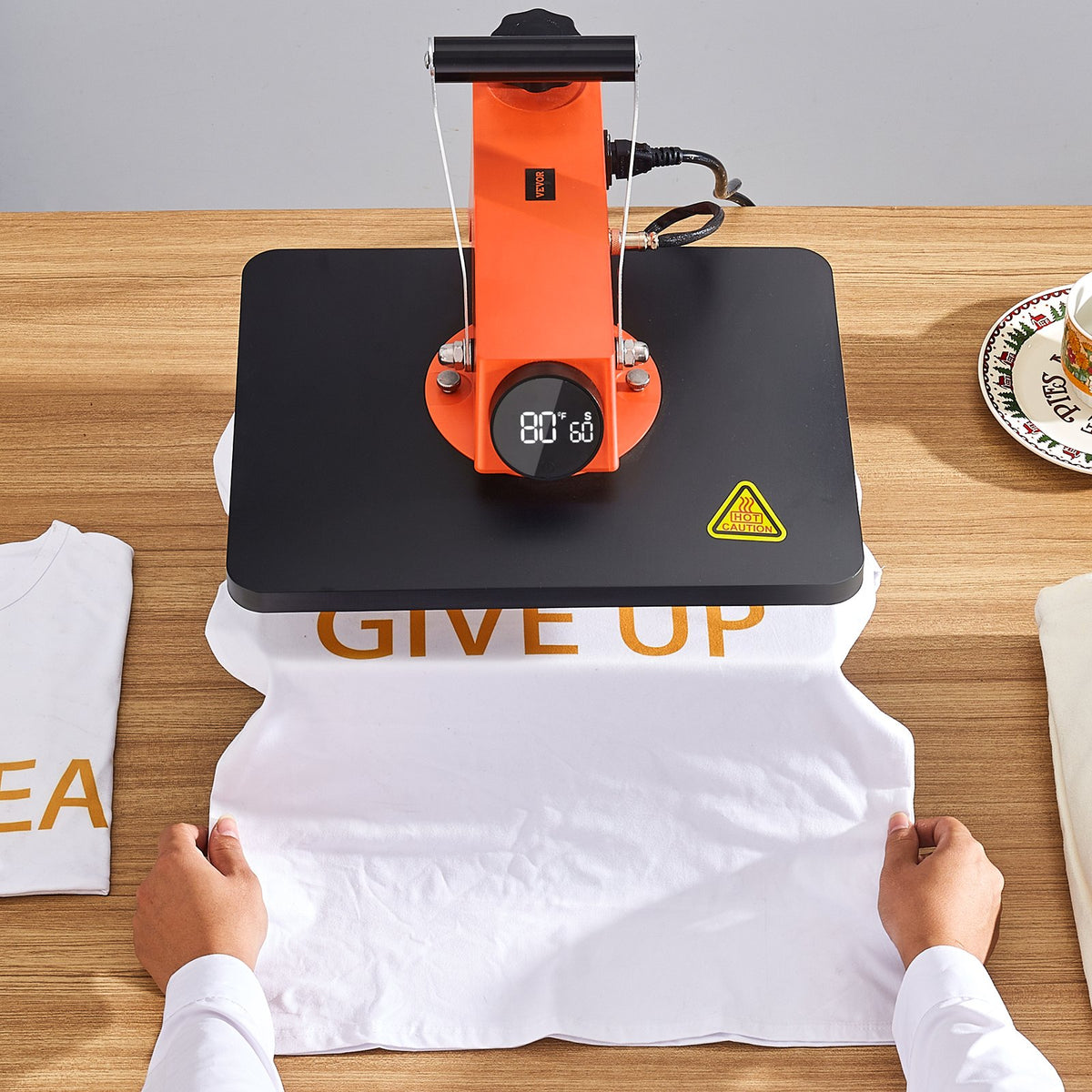 VEVOR kuumpress 30 × 38 cm 8-in-1, sublimatsiooniks särkidele, taldrikutele, kruusidele ja tassidele