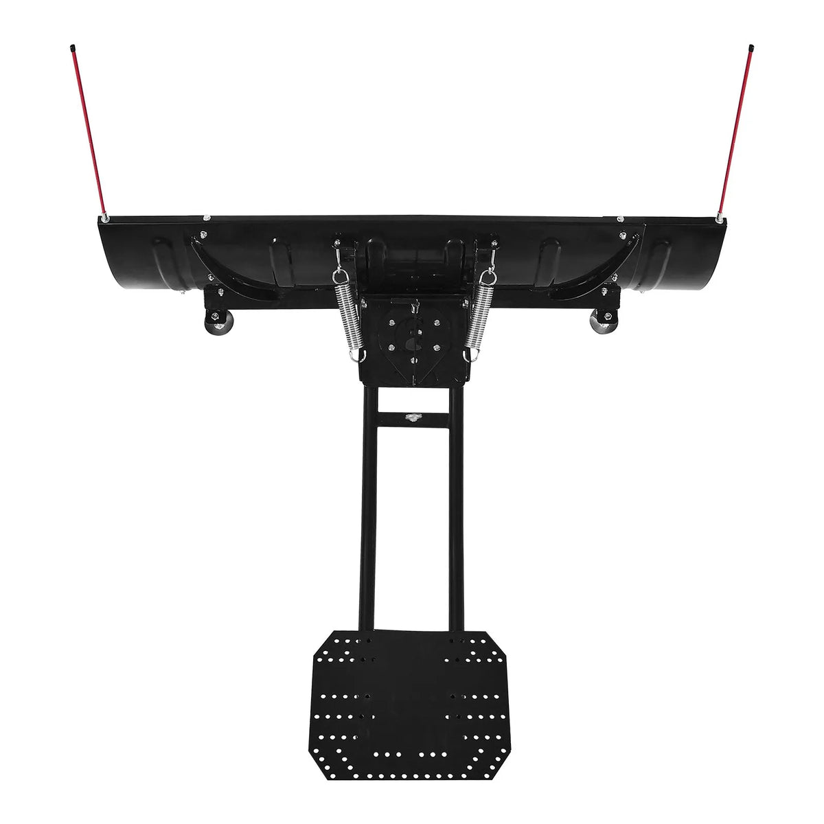 Snow Shovel, Adjustable Width 109/152 cm, Universal Mount Kit with Rubber Guard, Heavy-Duty Steel Blade, Suitable for Most UTV and ATV
