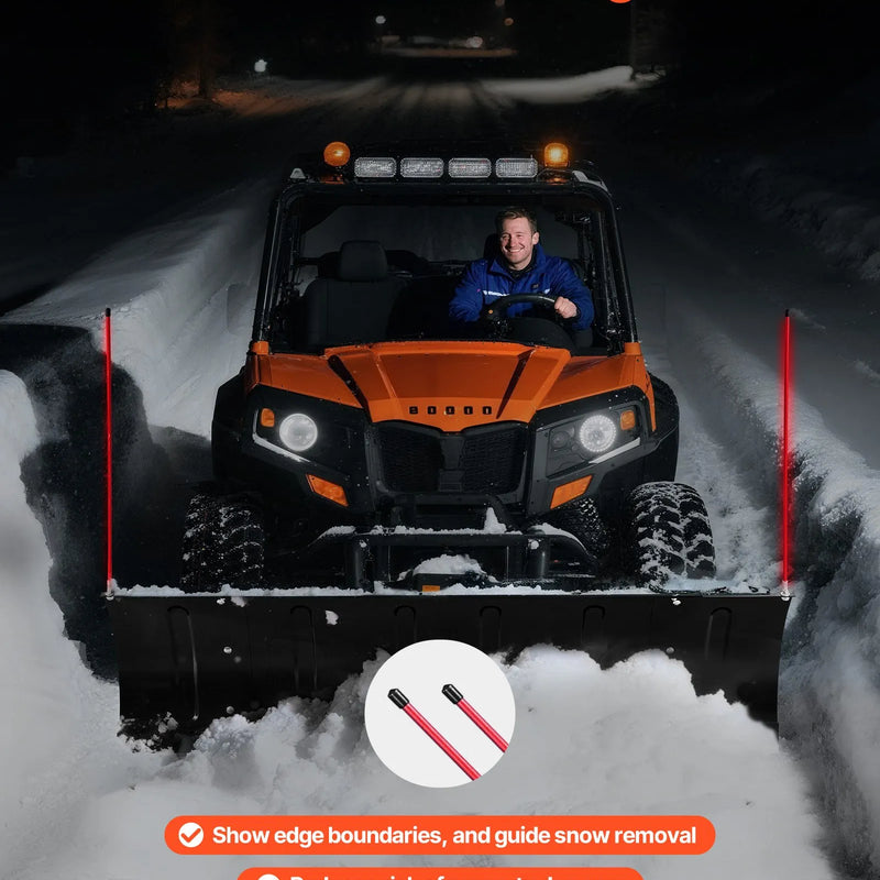 Sniega lāpsta, regulējama platuma 109/152 cm, universāls uzstādāms komplekts ar gumijas aizsargu, smagā tērauda asmens, piemērots lielākajai daļai UTV un ATV