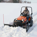 Sniega lāpsta, regulējama platuma 109/152 cm, universāls uzstādāms komplekts ar gumijas aizsargu, smagā tērauda asmens, piemērots lielākajai daļai UTV un ATV