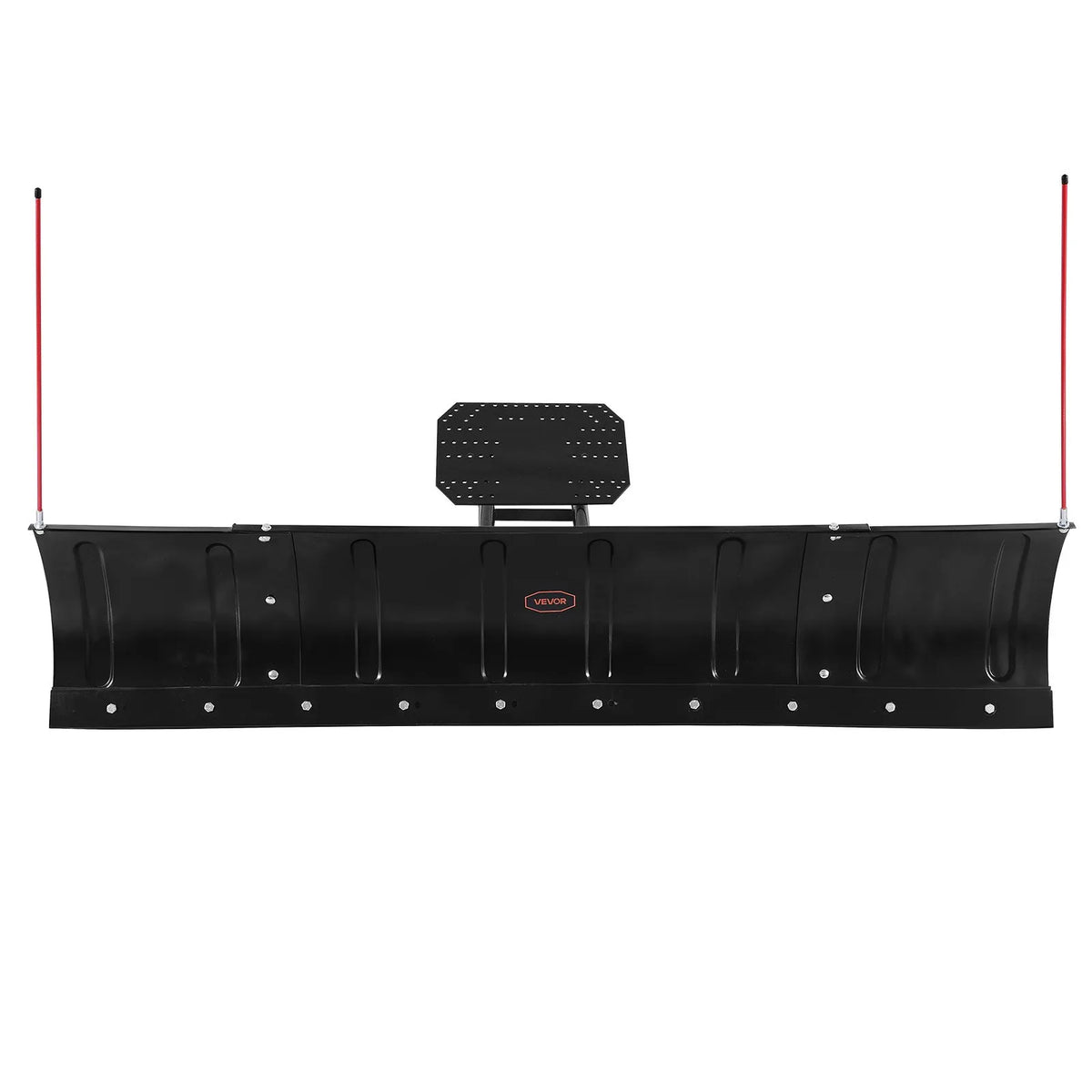 Snow Plough 109/183 cm Adjustable, Quick-Release, Universal Mount with Rubber Edge Guards, Steel Blade, Suitable for Most UTV and ATV