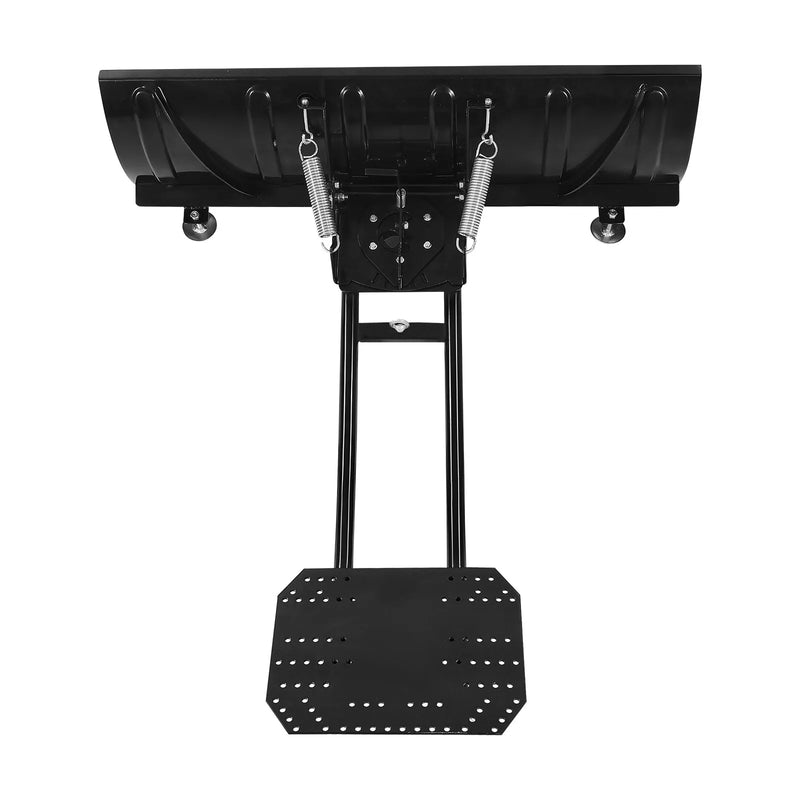 Sniega lāpstas komplekts, universāls 122 cm uzstādāms aprīkojums ar augstuma un sānu regulēšanu, ātri noņemams, tērauda ATV lāpstas asmens, 3 stiprināšanas iespējas, efektīva sniega tīrīšana, piemērots lielākajai daļai ATV un UTV