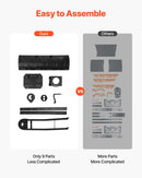 Sniega lāpstas komplekts, universāls 122 cm uzstādāms aprīkojums ar augstuma un sānu regulēšanu, ātri noņemams, tērauda ATV lāpstas asmens, 3 stiprināšanas iespējas, efektīva sniega tīrīšana, piemērots lielākajai daļai ATV un UTV