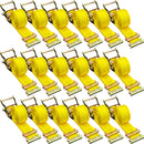 E-Track sprūdrata stiprinājumu siksnu komplekts, 18 gab., 4,6 m kravas nostiprināšanai furgonos, kravas automašīnās un piekabēs