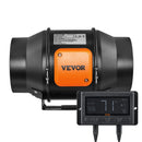 VEVOR 6 collu kanāla ventilaatorid HVAC izplūdes ventilatora komplekts ar EC mainīga ātruma kontroli