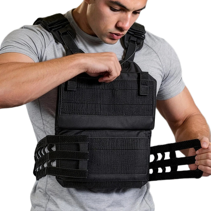 VEVOR svaru veste ar plecu polsteriem un atstarojošām joslām, treniņu aprīkojums vīriešiem un sievietēm spēka treniņiem, skriešanai, fitnesam un muskuļu attīstīšanai