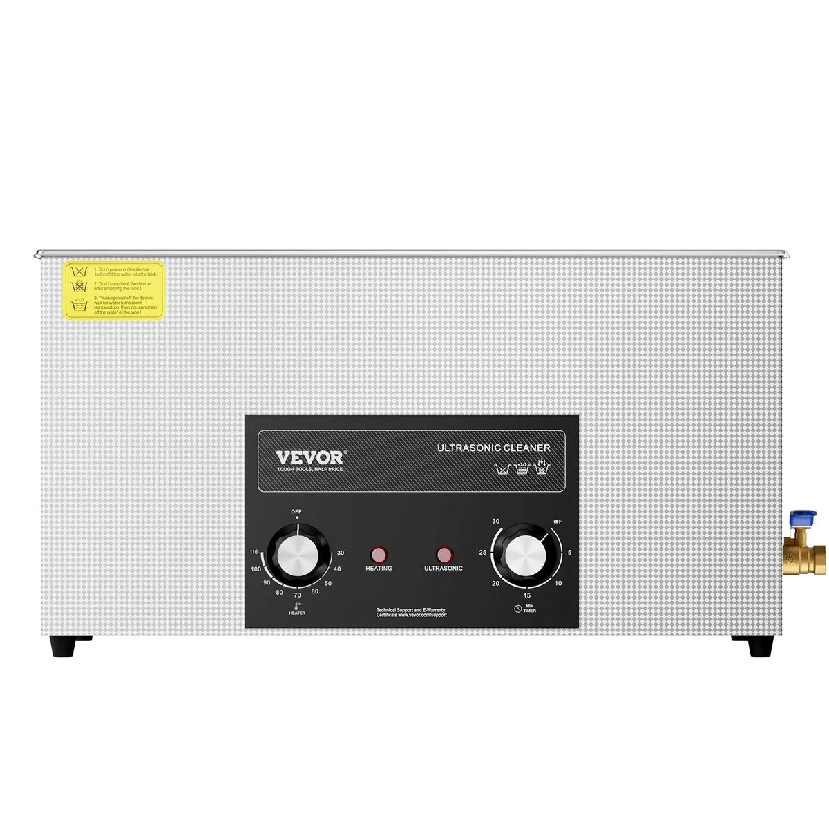 VEVOR 22 l ultraskaņas tīrītājs ar sildītāju, taimeri un grozu, profesionāls digitāls kavitācijas tīrīšanas iekārta, 480 W, laboratorijas instrumentiem, metāla detaļām, karburatoriem, misiņam, automobiļu un dzinēju detaļām