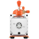 VEVOR vakuumsūknis 99 l/min, vienpakāpes rotācijas lāpstiņu HVAC gaisa kondicionēšanas vakuumsūknis R134a, R22 un R410a sistēmām, 4 polu motors, automobiļu kondicionieru apkopei un sveķu degazēšanai, ar eļļu komplektā