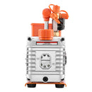 VEVOR vakuumsūknis 142 l/min, divpakāpju rotācijas lāpstiņu HVAC gaisa kondicionēšanas vakuumsūknis R134a, R22 un R410a sistēmām, 4 polu motors, automobiļu kondicionieru apkopei un sveķu degazēšanai, ar eļļu komplektā