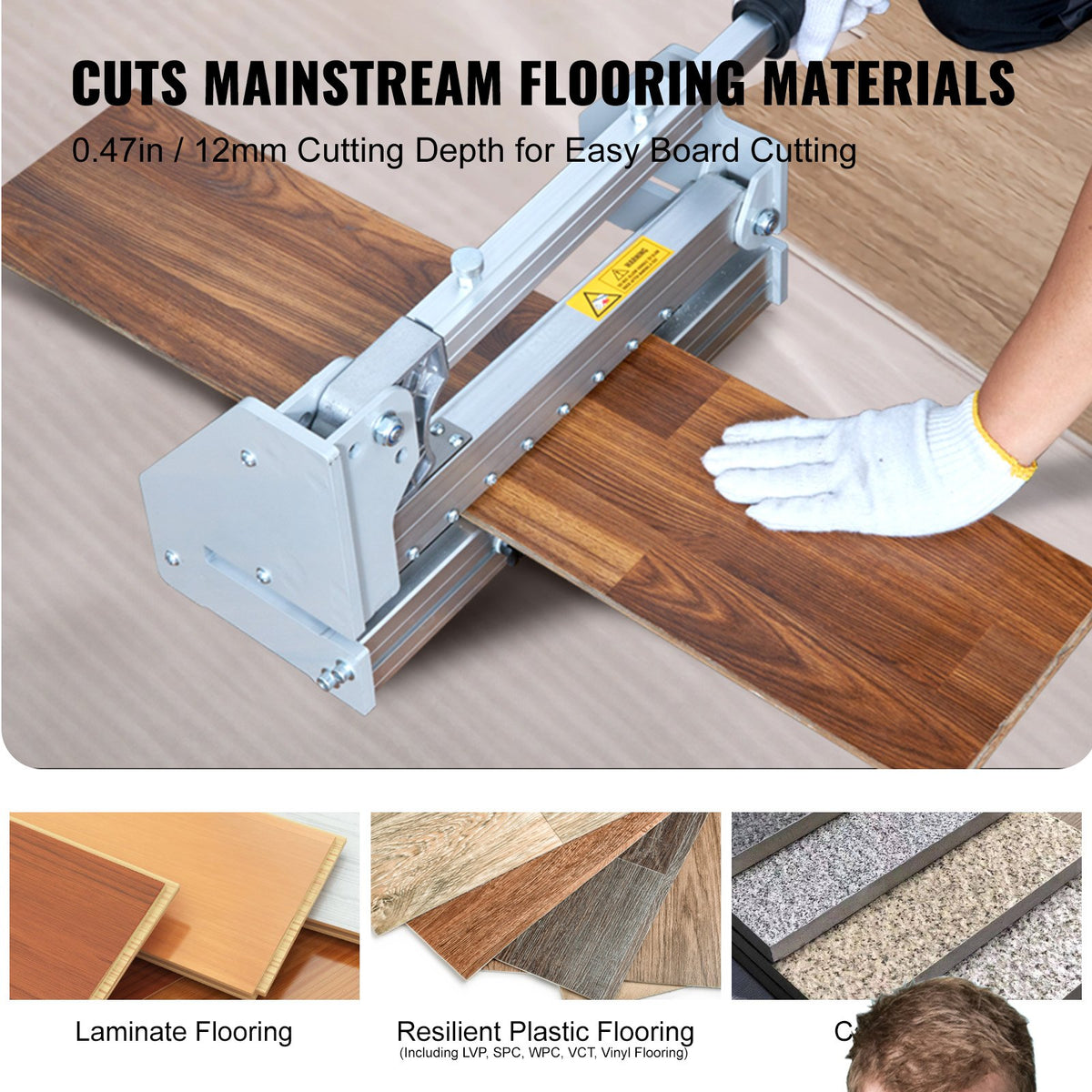 VEVOR Floor Cutter 330 mm – for Vinyl, Laminate and Other Flooring Materials