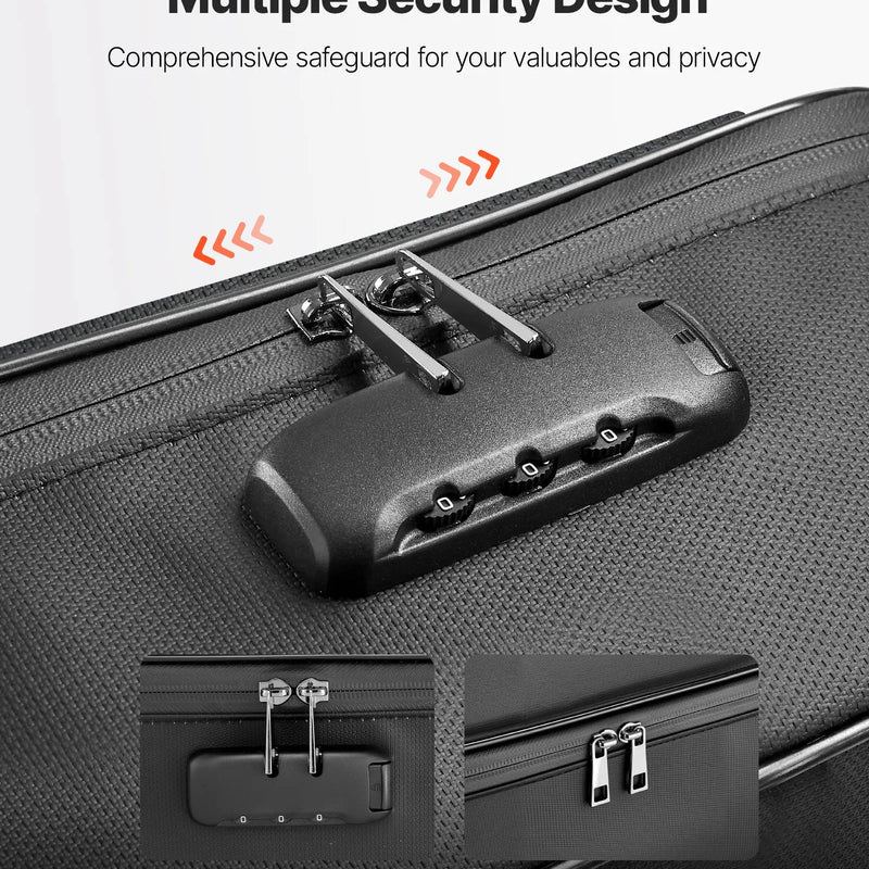 VEVOR ugunsdrošs dokumentu seifs, karstumizturīgs līdz 1000 ℃, uguns- un ūdensdrošs ar slēdzeni, pārnēsājams daudzslāņu failu uzglabāšanas organizators mājām, birojam vai ceļojumiem, piemērots pasēm, svarīgiem dokumentiem un failiem