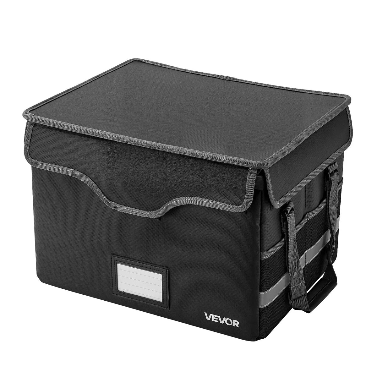 VEVOR Fire-Resistant Document Safe, Heat-Resistant up to 1000°C, Fireproof and Waterproof with Lock, Portable File Storage and Security Organiser for Home, Office or Travel, Suitable for Passports, Important Documents and Files
