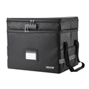 VEVOR ugunsdroša dokumentu kaste ar 1000 °C karstumizturību, uguns- un ūdensnecaurlaidīgu pārklājumu, slēdzeni un pārnēsājamu divslāņu konstrukciju, piemērota dokumentu, pasu un svarīgu failu drošai uzglabāšanai mājās, birojā vai ceļojumā.