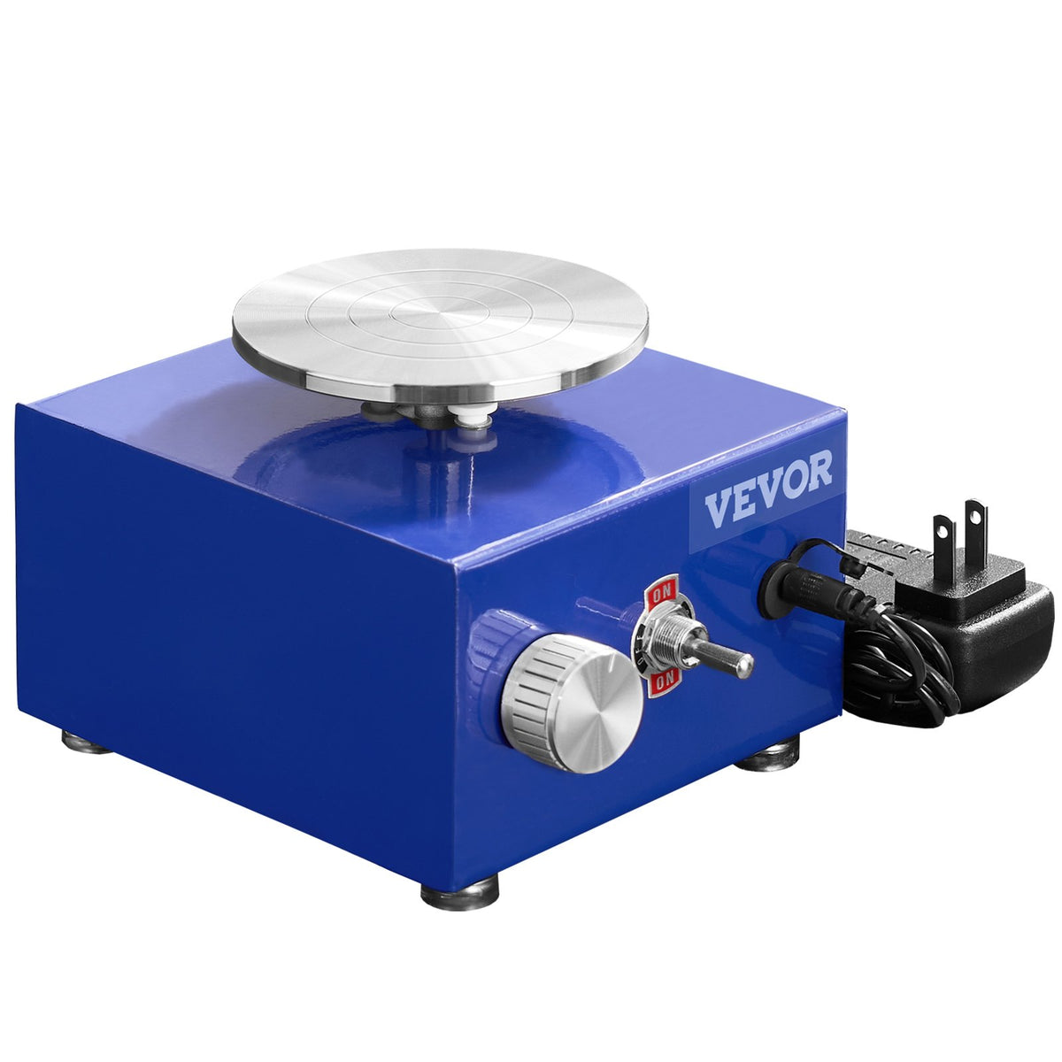 VEVOR Mini Ceramic Wheel 30 W with Sculpting Tools, Apron and Two Rotating Tables