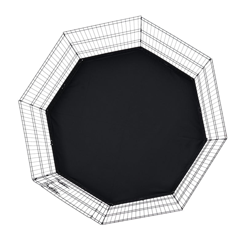VEVOR saliekama 8 paneļu metāla suņu aploksne ar pamatni, 76 cm augsta