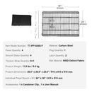 VEVOR Saliekama metāla suņu būris ar 4 paneļiem un apakšas paklājiņu, 91 cm