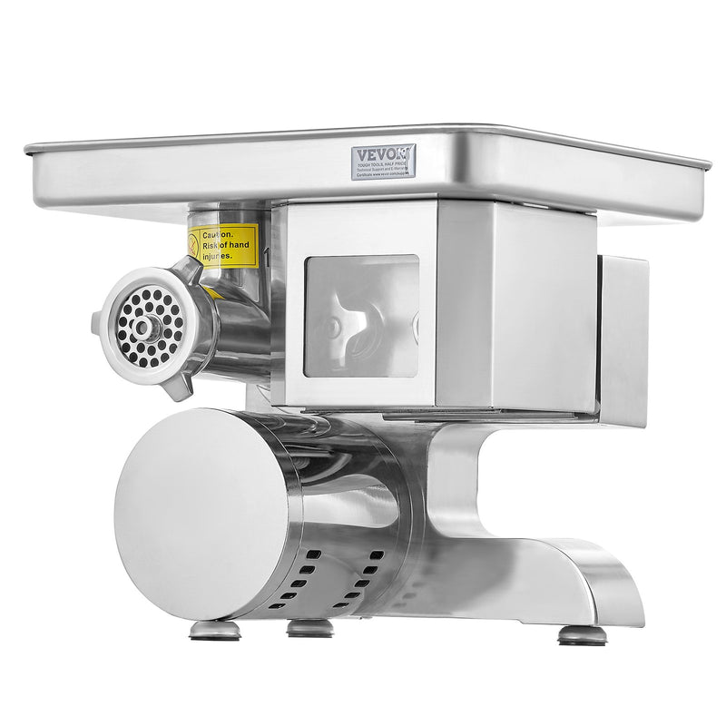 VEVOR komerciālais elektriskais gaļas griezējs un šķēlējs, 5 kg/min, desu pildītājs