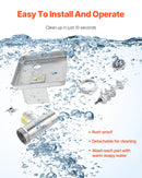 VEVOR komerciālais elektriskais gaļas griezējs un šķēlējs, 5 kg/min, desu pildītājs