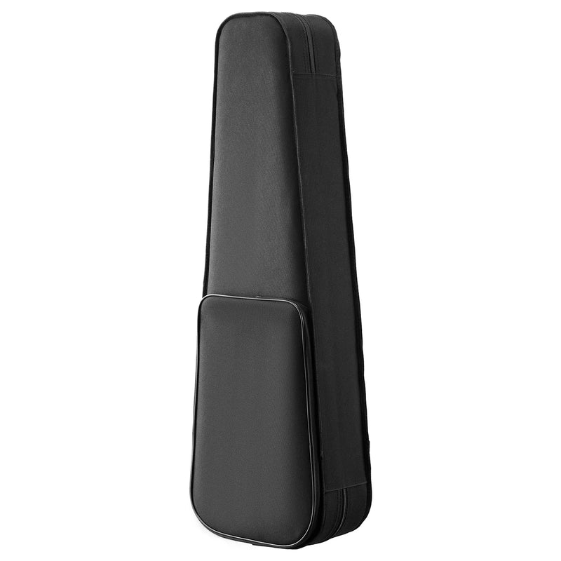 VEVOR 4/4 pilna izmēra vijoļu futrālis, ūdensizturīgs neilona pārvalks, viegls un pārnēsājams ceļojumu mais, ar mīkstu oderi, divām plecu siksnām un pret skrāpējumiem noturīgu apdari, profesionāls trīsstūra formas dizains, vijolei, melnā krāsā