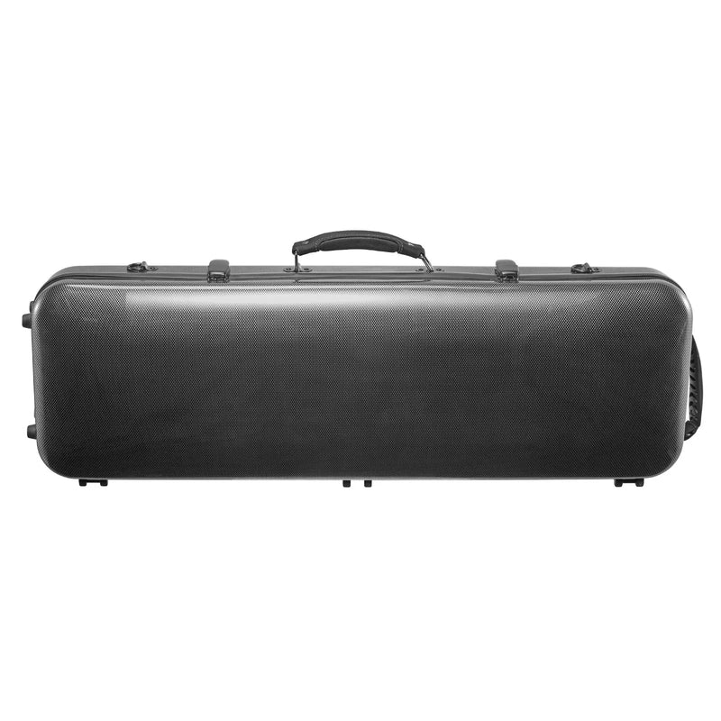 VEVOR 4/4 vijoles soma, pārnēsājama kompozīta oglekļa šķiedras kaste, melna