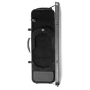 VEVOR 4/4 vijoles soma, pārnēsājama kompozīta oglekļa šķiedras kaste, melna