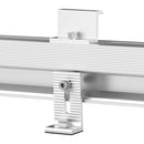 VEVOR saules paneļu montāžas komplekts ar mini sliedēm 10 × 101,6 mm, 4 gala skavām un 6 vidējām skavām, saules paneļu stiprinājumi metāla, betona, koka un dakstiņu jumtiem