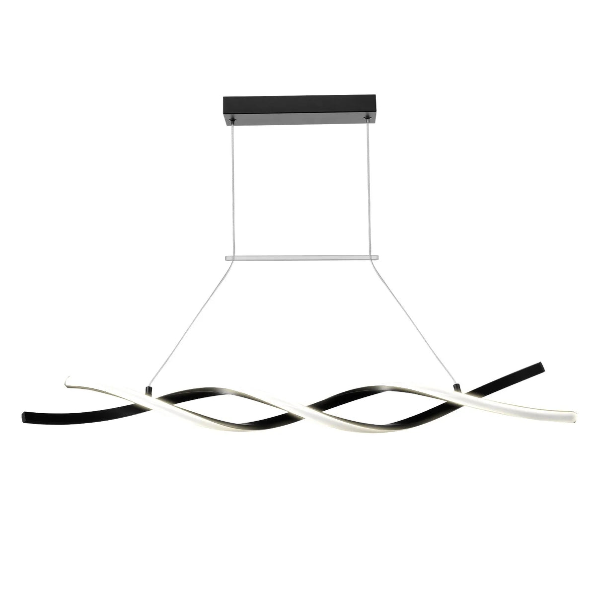 Modern LED Pendant Light, 24 W with Remote Control, Adjustable Brightness and Colour Temperature 3000 K–6000 K, Silicone Shade, Suitable for Kitchen and Dining Room
