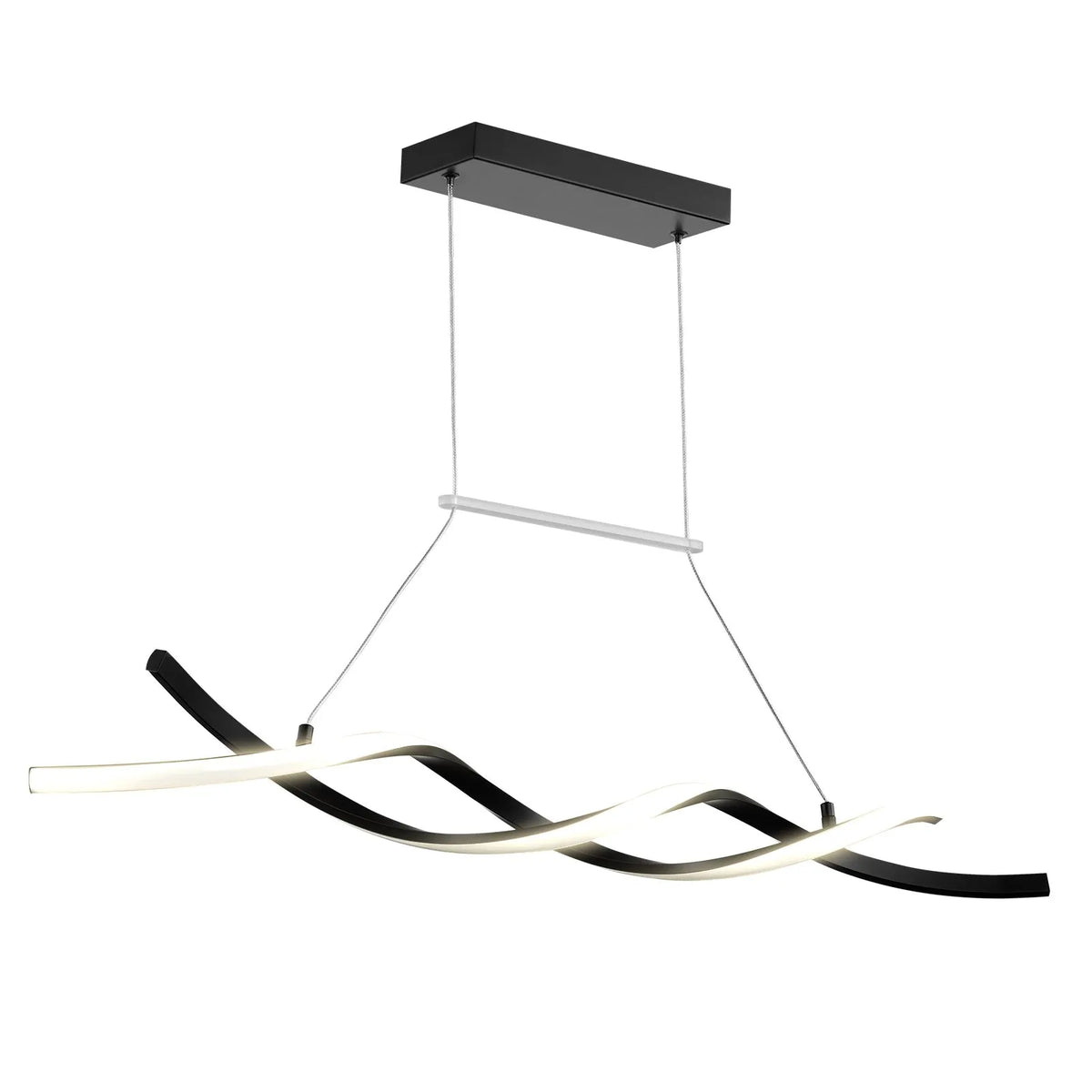 Modern LED Pendant Light, 24 W with Remote Control, Adjustable Brightness and Colour Temperature 3000 K–6000 K, Silicone Shade, Suitable for Kitchen and Dining Room