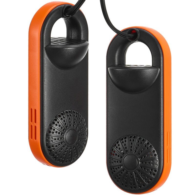 VEVOR pārnēsājamais apavu un zābaku žāvētājs – ātra un vienmērīga žāvēšana, melns & oranžs