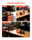 VEVOR urbju asināmais MR-13D, profesionāla 3–13 mm urbju slīpmašīna ar regulējamu atbrīvojuma leņķi, priekšējo griezējmalu un 95°–135° smailes leņķi, 4600 apgr./min pārasinātājs ar 11 patronām un CBN slīpripu