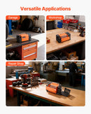 VEVOR urbju asināmais MR-13B, 3–15 mm urbju asināšanas iekārta ar regulējamu atbrīvojuma leņķi un 95°–135° smailes leņķi, 4600 apgr./min augstas veiktspējas pārasinātājs ar 13 patronām, CBN un SDC slīpripām