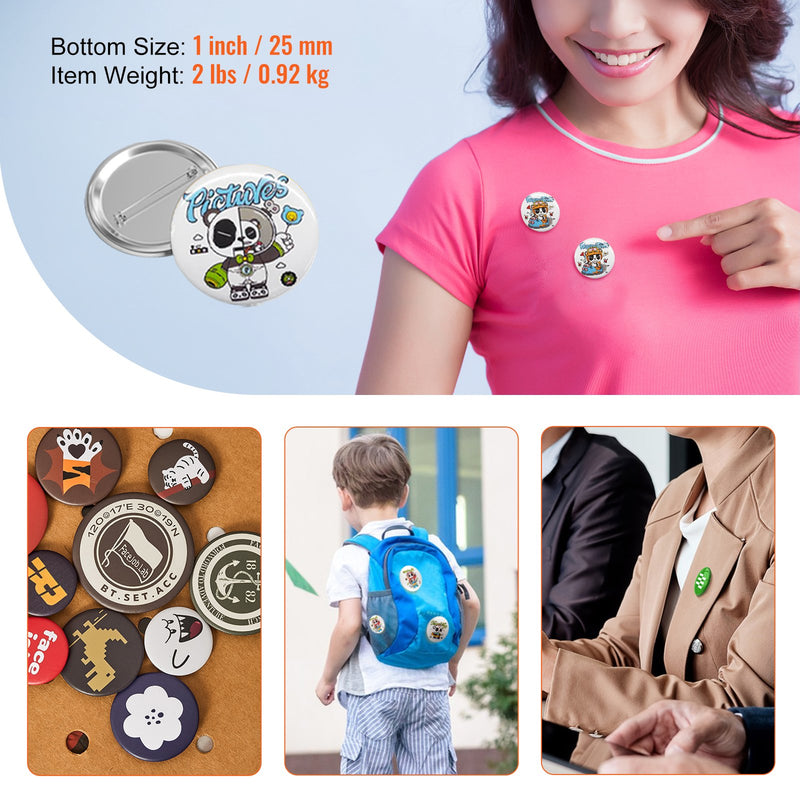 VEVOR 1" (25мм) Žetonu Sagataves Komplekti – 500 Габали