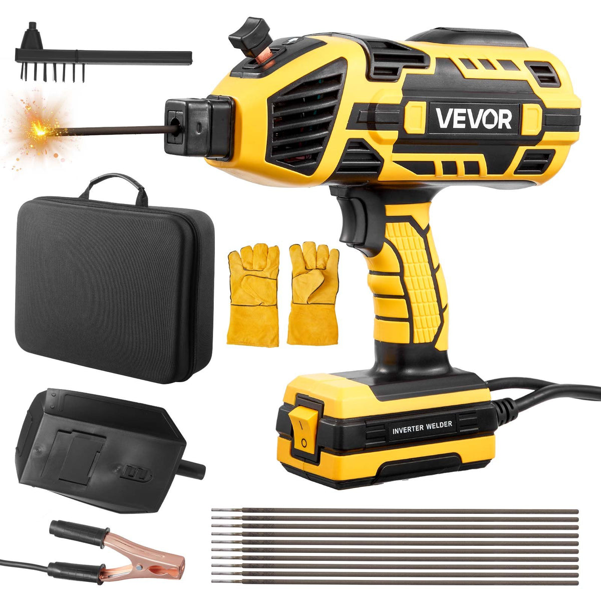 VEVOR Portable Handheld Welding Machine 20–120 A with 5-Level Current Control